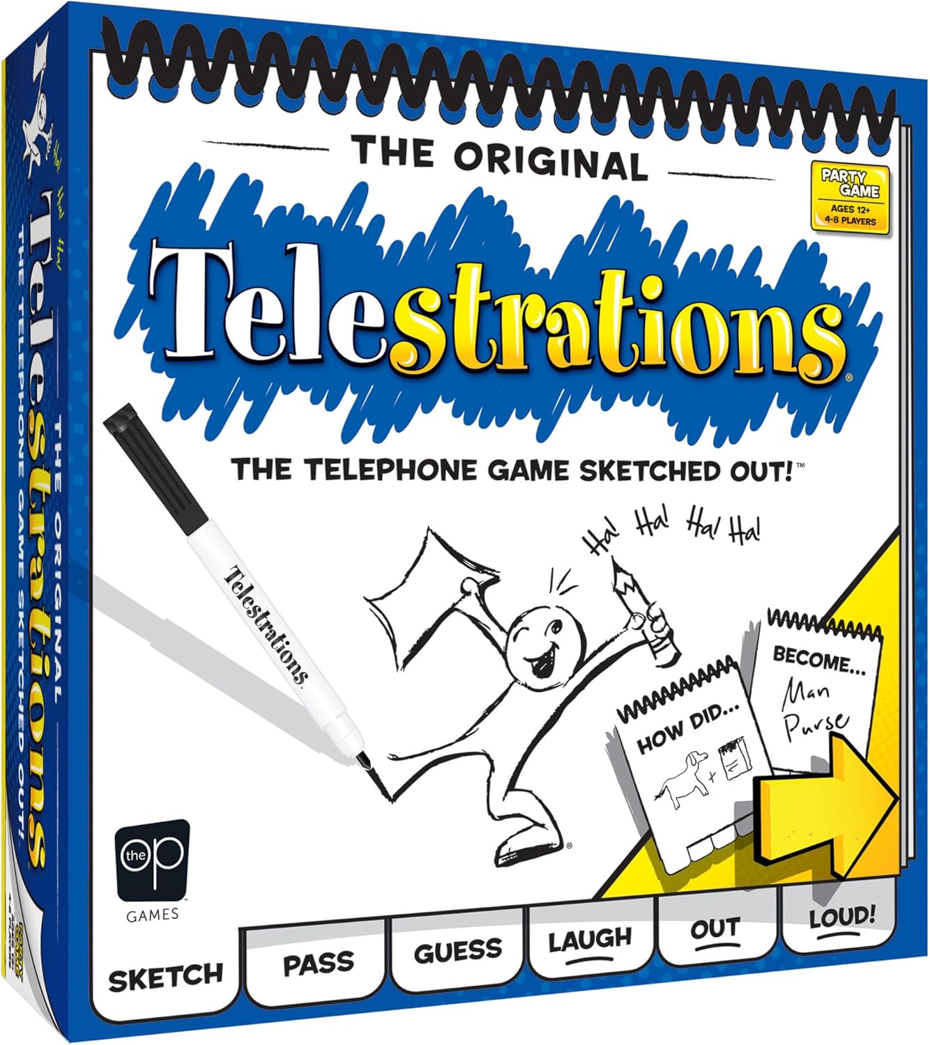 Telestrations 8 Player - The Original - WiredVillage Games - The Op